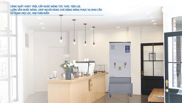 sử dụng máy đun nước nóng công nghiệp