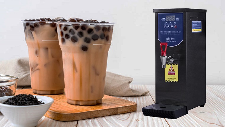 máy đun nước nóng hải âu giúp quán trà sữa bỗng chốc vụt sáng