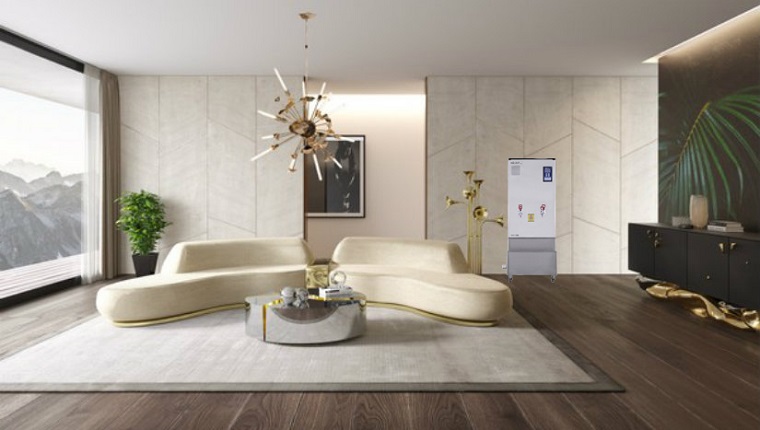 pha cà phê chuẩn vị với máy đun nước nóng hải âu