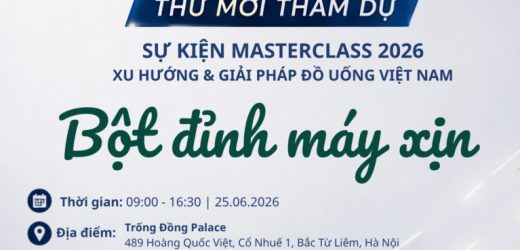 MasterClass Hà Nội 2026: Hải Âu Group & ThucPham.com Ra Mắt Giải Pháp Bột Đỉnh – Máy Xịn